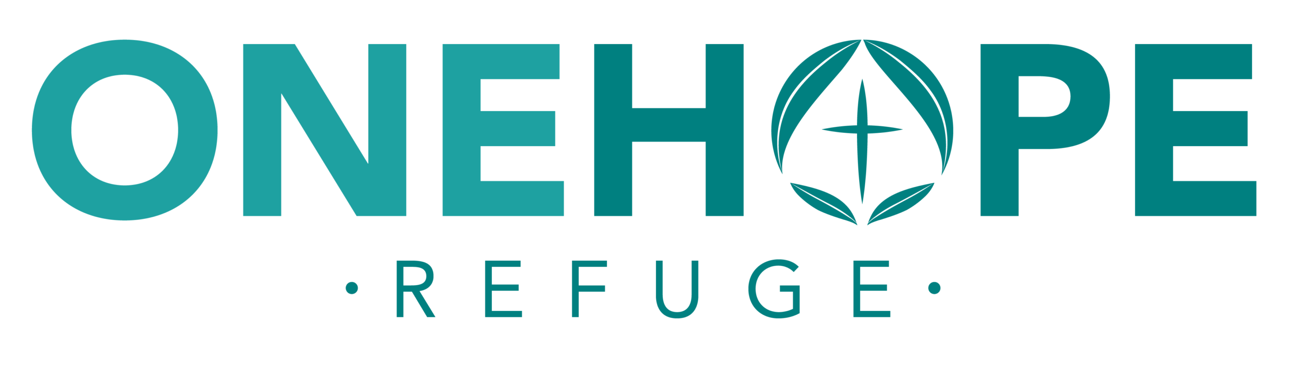 Onehope Refuge Logo Onehope logo in light and dark green